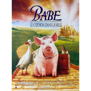 BABE: PIG IN THE CITY Movie Poster- 15x21 in. - 1998 - George Miller, Magda Szubanski