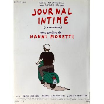JOURNAL INTIMEAffiche de film- 40x54 cm. - 1993 - Renato Carpentieri, Nanni Moretti