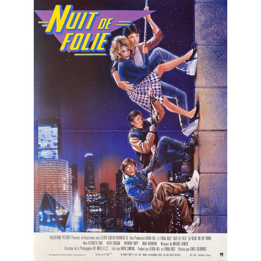 NUIT DE FOLIE Affiche de film- 40x54 cm. - 1987 - Elisabeth Shue, Chris Columbus