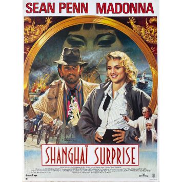 SHANGHAI SURPRISE Movie Poster- 15x21 in. - 1986 - Jim Goddard, Sean Penn, Madonna