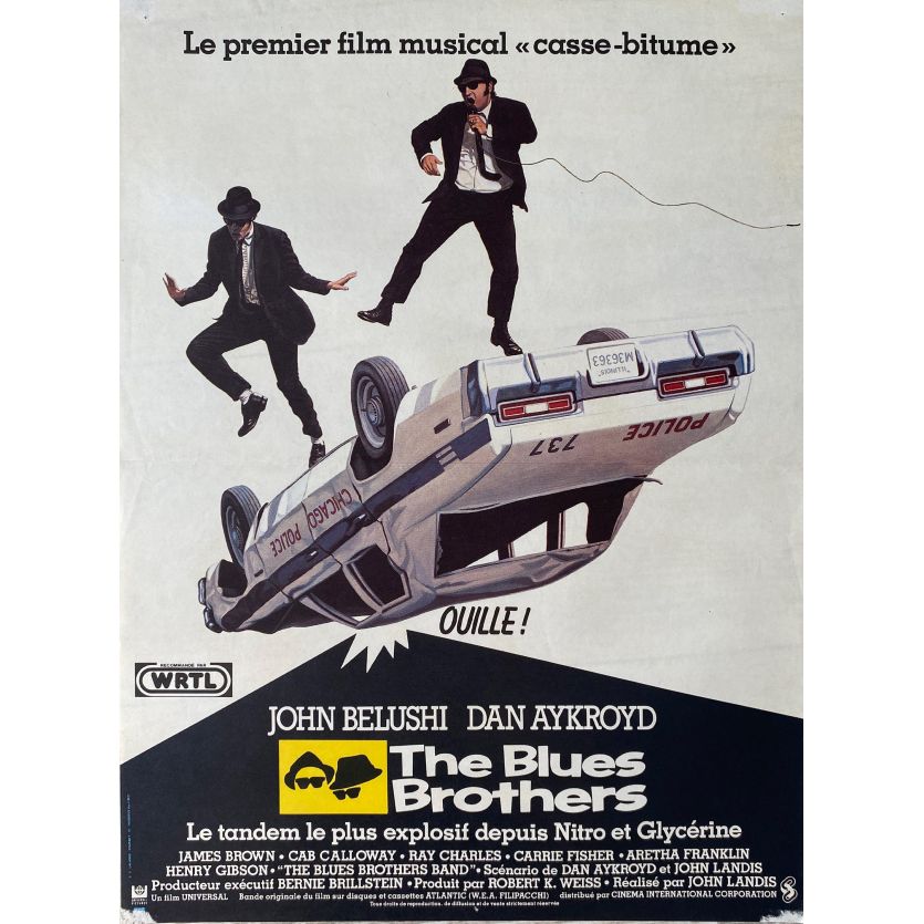 THE BLUES BROTHERS Movie Poster- 15x21 in. - 1981 - John Landis, John Belushi