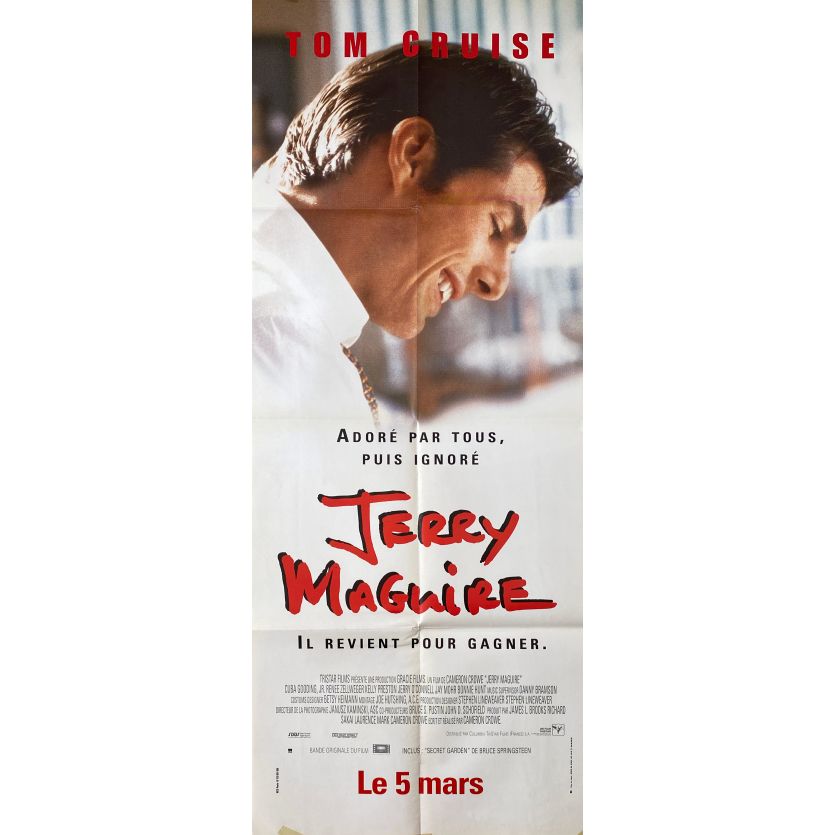 JERRY MAGUIRE Affiche de film DS - 60x160 cm. - 1996 - Tom Cruise, Cameron Crowe
