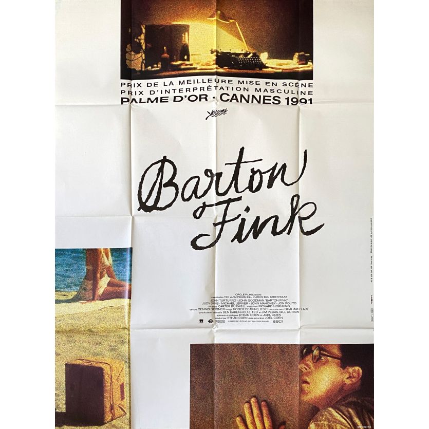 BARTON FINK Affiche de film - 120x160 cm. - 1991 - John Turturro, Joel Coen