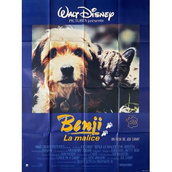 BENJI LA MALICE Affiche de film- 120x160 cm. - 1987 - Red Steagall, Joe Camp