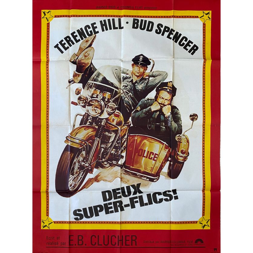 CRIME BUSTERS Movie Poster- 47x63 in. - 1977 - Sergio Corbucci, Terence Hill, Bud Spencer