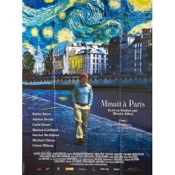 MIDNIGHT IN PARIS Movie Poster- 47x63 in. - 2011 - Woody Allen, Owen Wilson