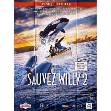 SAUVEZ WILLY 2 Affiche de film- 120x160 cm. - 1995 - Jason James Richter, Simon Wincer