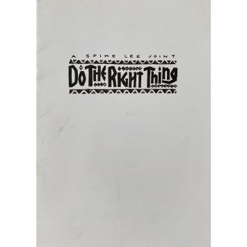 DO THE RIGHT THING Pressbook 20p - 9x12 in. - 1989 - Spike Lee, Danny Aiello DO THE RIGHT THING Pressbook 20p - 9x12 in. - 1989 - Spike Lee, Danny Aiello