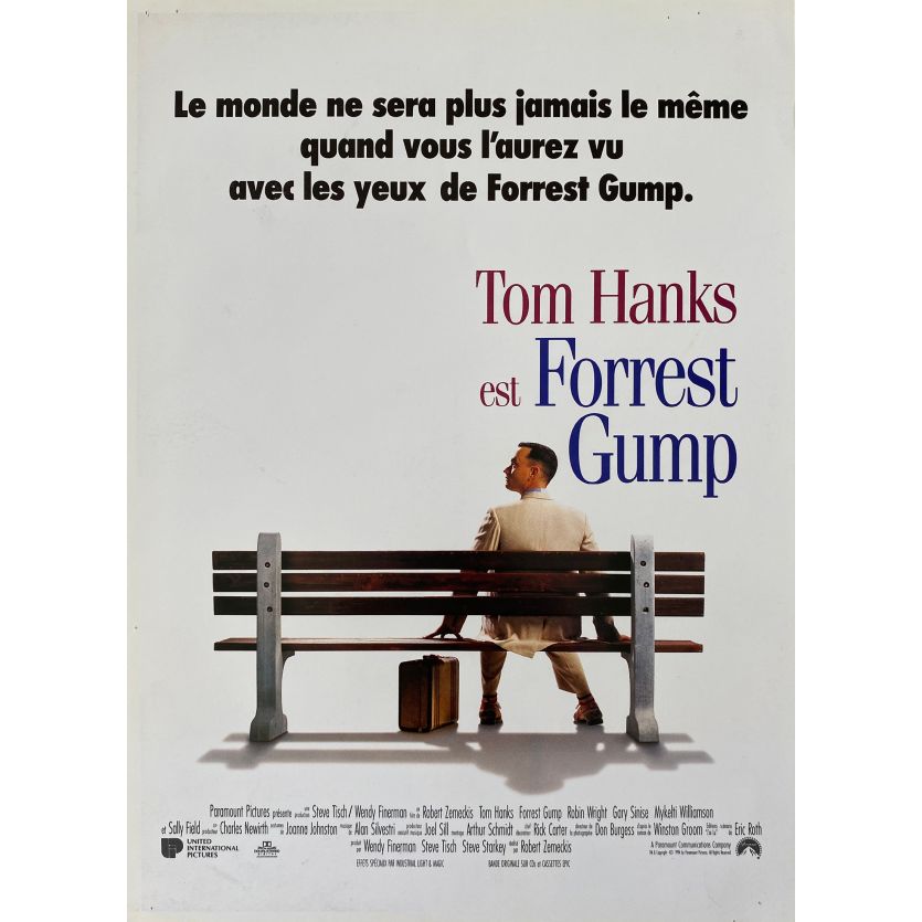 FORREST GUMP Herald- 9x12 in. - 1994 - Robert Zemeckis, Tom Hanks