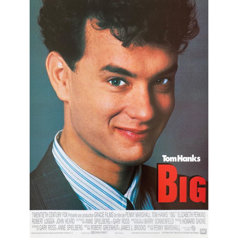 BIG Synopsis- 21x30 cm. - 1988 - Tom Hanks, Penny Marshall