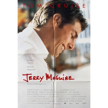 JERRY MAGUIRE Movie Poster- 27x40 in. - 1996 - Cameron Crowe, Tom Cruise
