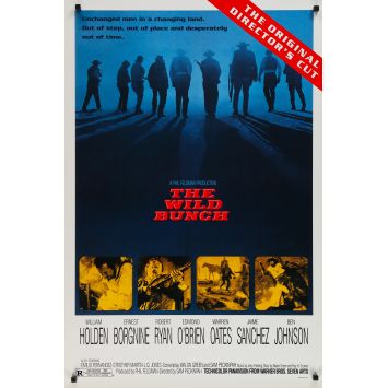THE WILD BUNCH Movie Poster- 27x40 in. - 1969/R1990 - Sam Peckinpah, Robert Ryan