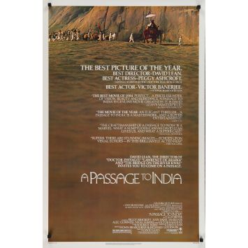 LA ROUTE DES INDES Affiche de film- 69x102 cm. - 1984 - Judy Davis, David Lean