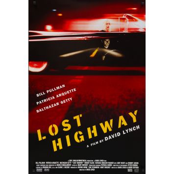 LOST HIGHWAY Movie Poster- 27x40 in. - 1997 - David Lynch, Patricia Arquette