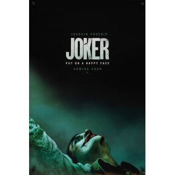 JOKER Movie Poster- 27x40 in. - 2019 - Todd Phillips, Joaquin Phoenix