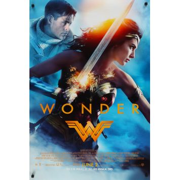 WONDER WOMAN Affiche de film Prev. - 69x102 cm. - 2017 - Gal Gadot, Patty Jenkins