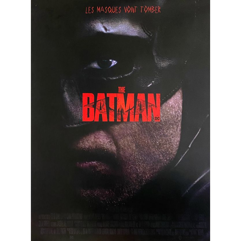 THE BATMAN Affiche de film- 40x60 cm. - 2022 - Robert Pattinson, Matt Reeves
