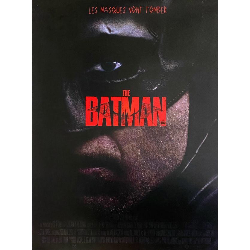 THE BATMAN Movie Poster- 15x21 in. - 2022 - Matt Reeves, Robert Pattinson