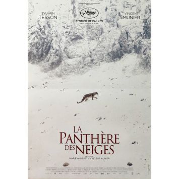 LA PANTHERE DES NEIGES Affiche de film- 40x60 cm. - 2021 - Sylvain Tesson, Marie Amiguet