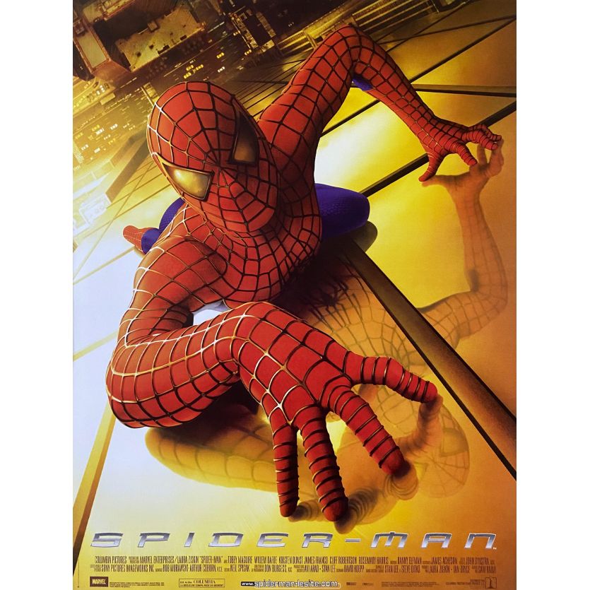 SPIDER-MAN French Movie Poster - 15x21 in. - 2002