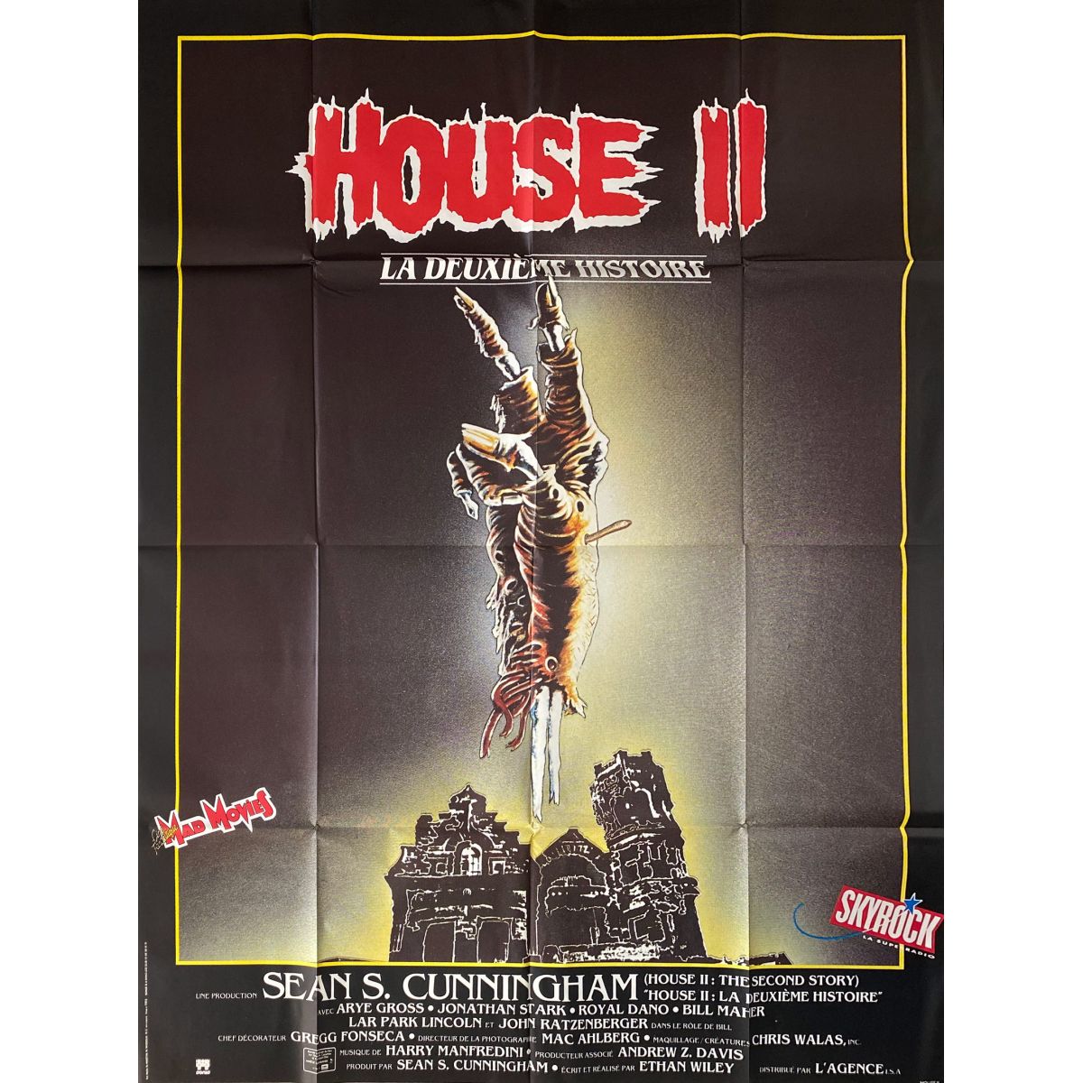 HOUSE II French Movie Poster 47x63 in. 1987