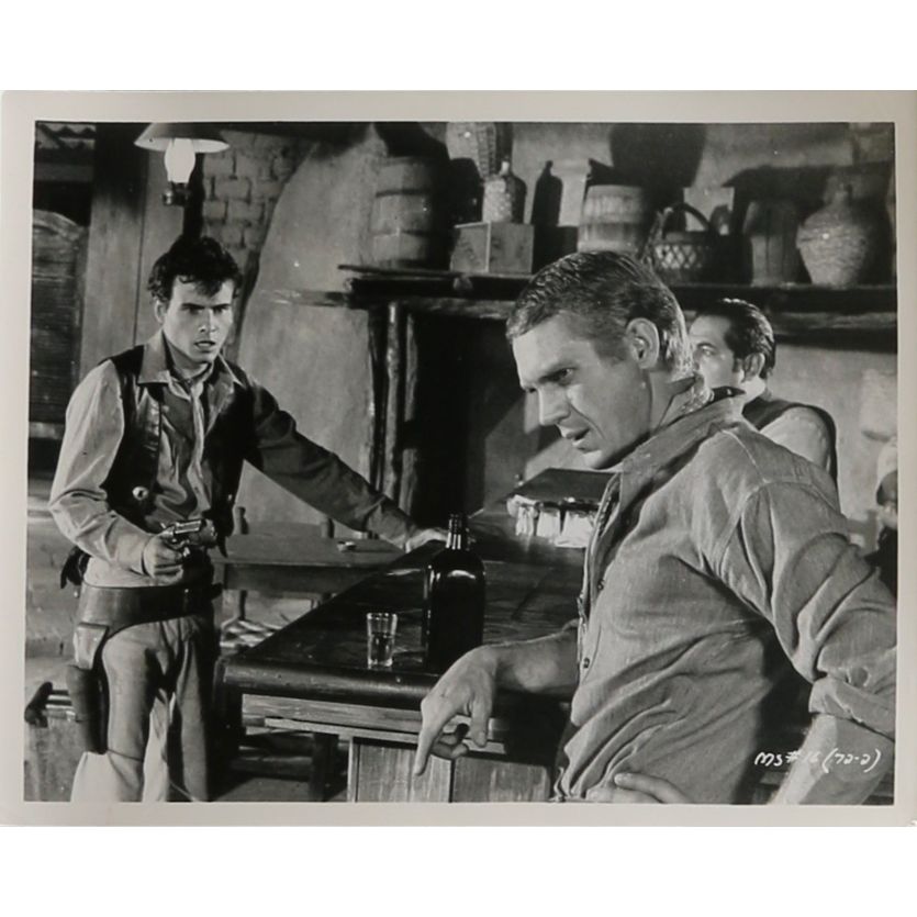 MAGNIFICENT SEVEN Movie Still MS-16 - 8x10 in. - 1960 - Yul Brynner, Steve McQueen
