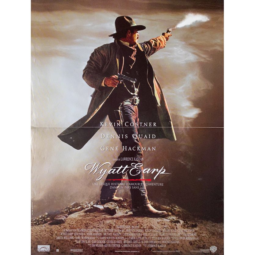 WYATT EARP Affiche de film- 40x54 cm. - 1994 - Kevin Costner, Lawrence Kasdan