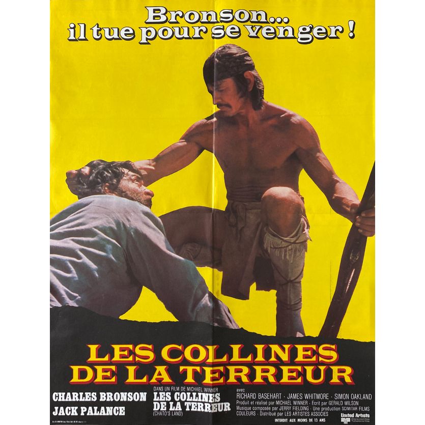 CHATO'S LAND Movie Poster- 23x32 in. - 1972 - Michael Winner, Charles Bronson