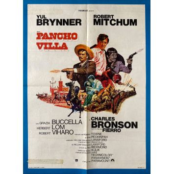 PANCHO VILLA Movie Poster- 23x32 in. - 1972 - Eugenio Martín, Telly Savalas