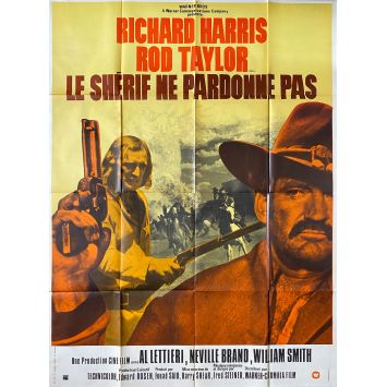 LE SHERIF NE PARDONNE PAS Affiche de film- 120x160 cm. - 1973 - Richard Harris, Samuel Fuller