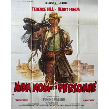 MY NAME IS NOBODY Movie Poster- 47x63 in. - 1973 - Tonino Valerii, Henry Fonda, Terence Hill