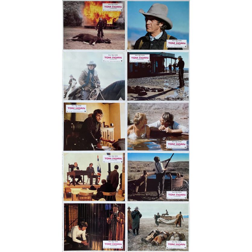 TOM HORN Photos de film x12 - 21x30 cm. - 1980 - Steve McQueen, William Wiard