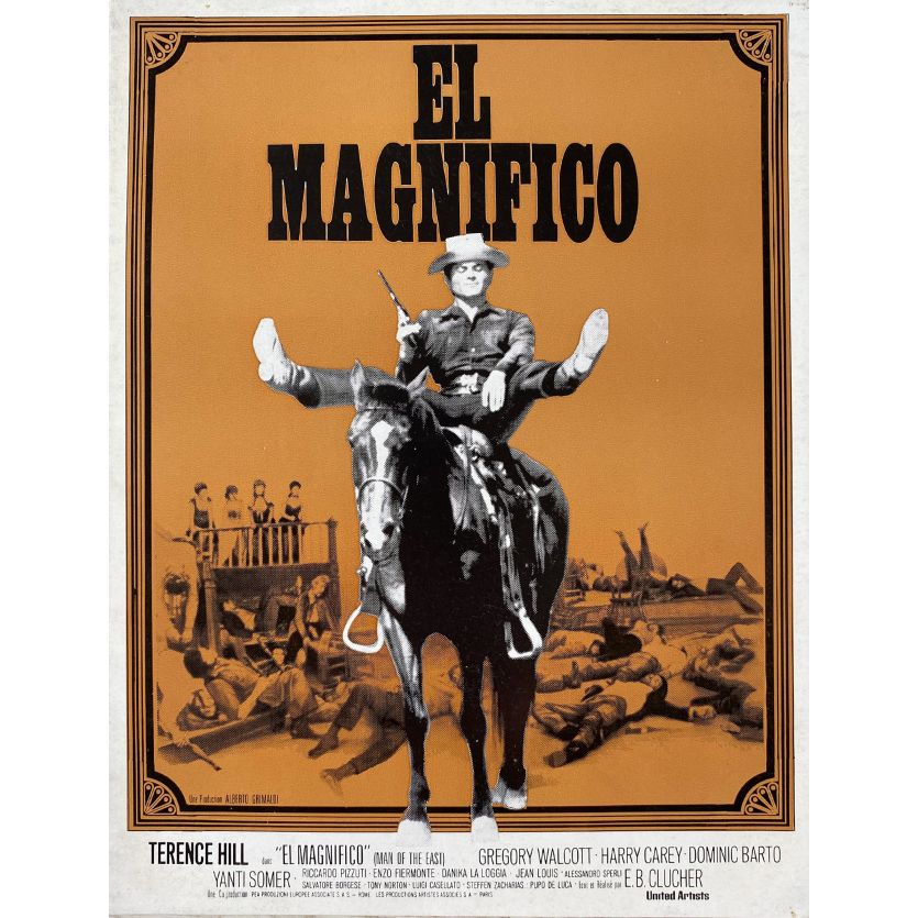 MAN OF THE EAST Herald 4p - 9x12 in. - 1972 - Enzo Barboni, Terence Hill