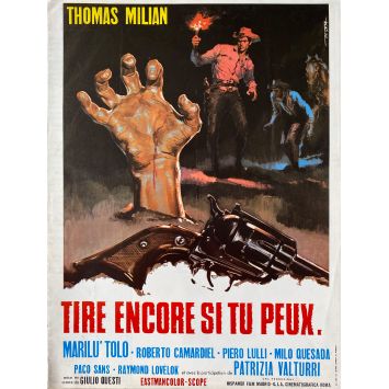 TIRE ENCORE SI TU PEUX Synopsis 4p - 21x30 cm. - 1967 - Tomas Milian, Giulio Questi