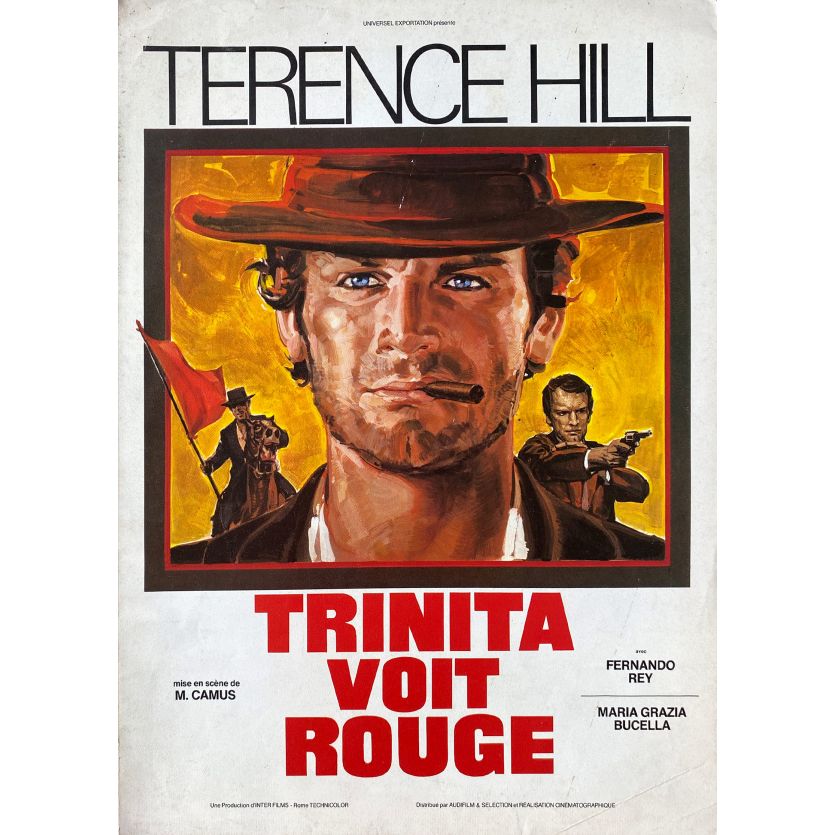 TRINITA VOIT ROUGE Synopsis 4p - 21x30 cm. - 1970 - Terence Hill, Mario Camus