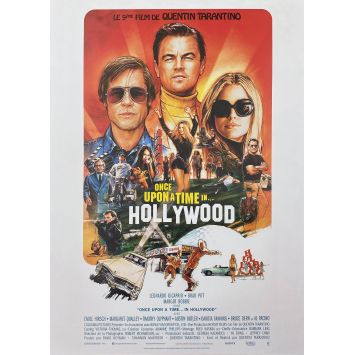 ONCE UPON A TIME IN HOLLYWOOD French Movie Poster- 15,25x21 in. - 2019 - Tarantino, Chorney Style