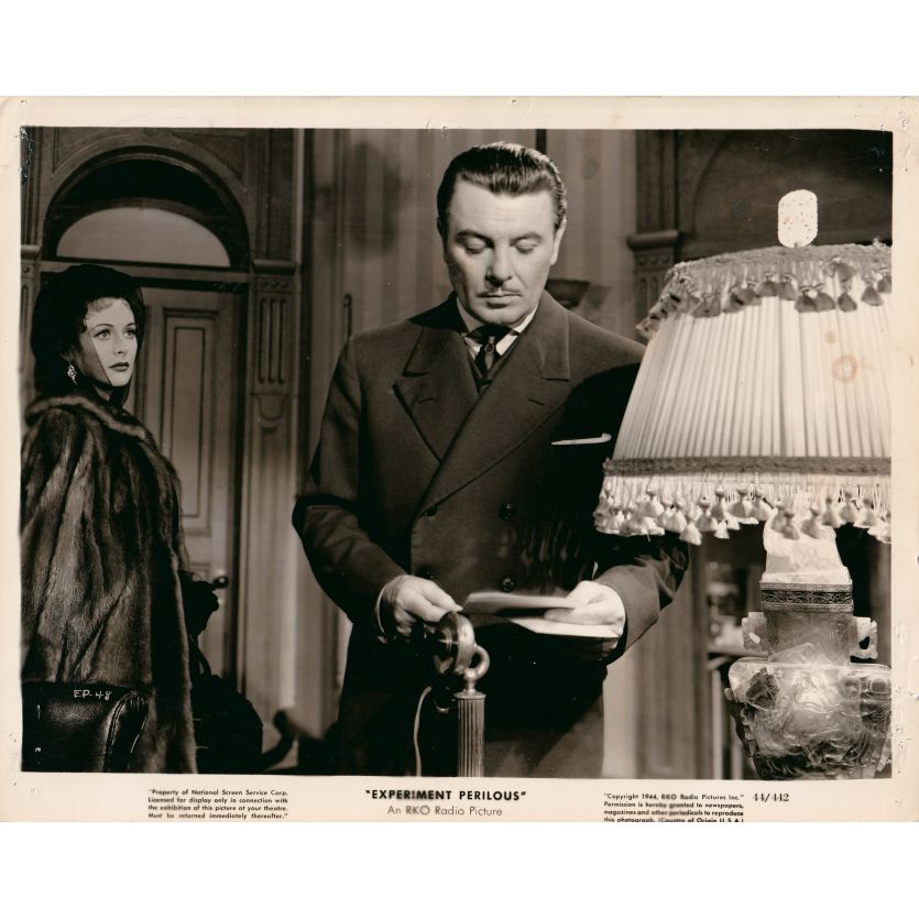 EXPERIMENT PERILOUS Movie Still EP-48 - 8x10 in. - 1944 - Jacques Tourneur, Hedy Lamarr