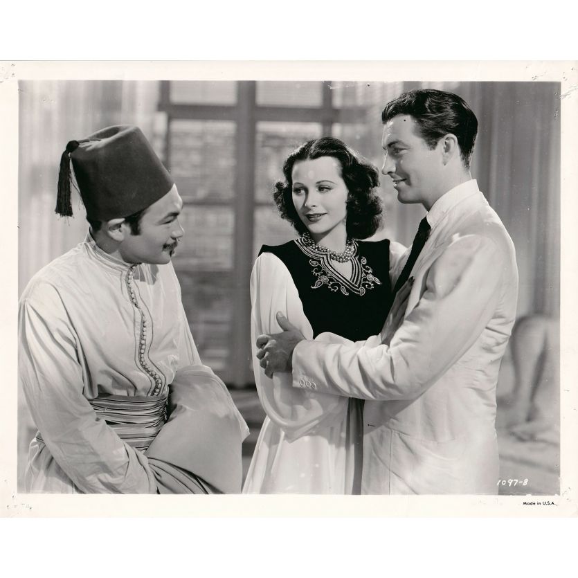 LA DAME DES TROPIQUES Photo de presse 1097-8 - 20x25 cm. - 1939 - Hedy Lamarr, Robert Taylor, Jack Conway