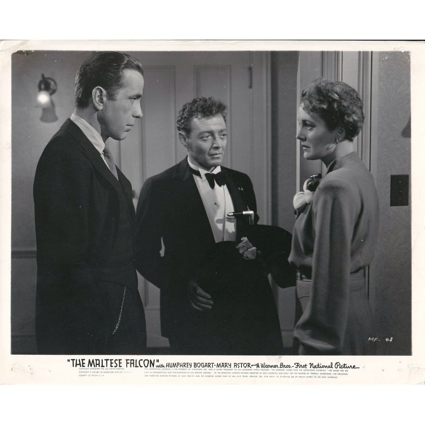 THE MALTESE FALCON Movie Still MF-48 - 8x10 in. - 1941 - John Huston, Humphrey Bogart