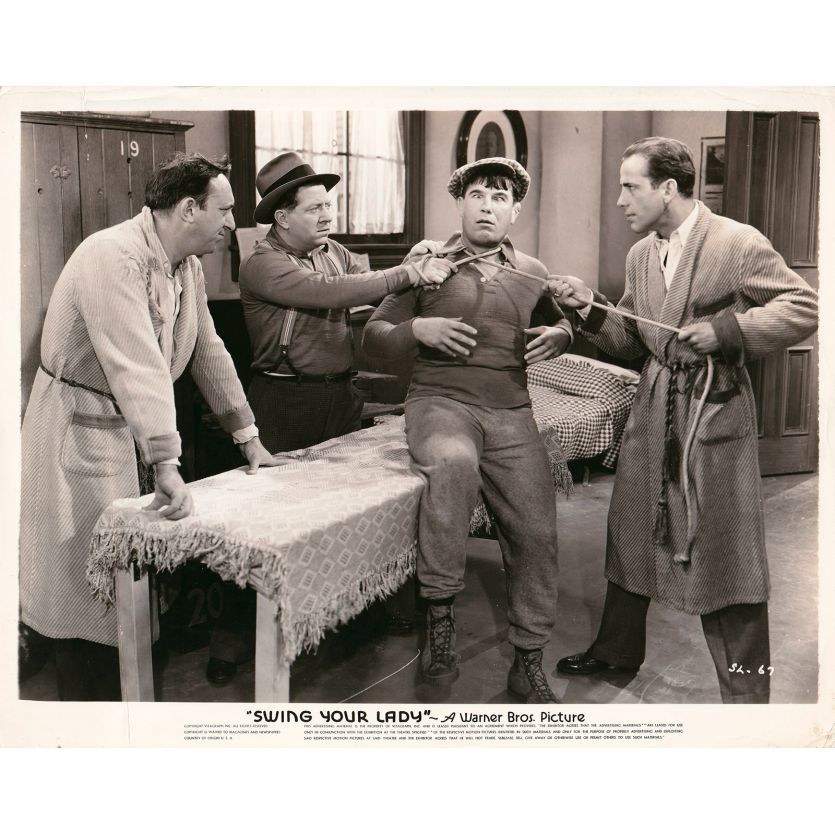 SWING YOUR LADY Photo de presse SL-67 - 20x25 cm. - 1938 - Humphrey Bogart, Ray Enright