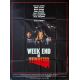 WEEK END DE TERREUR Affiche de film- 120x160 cm. - 1986 - Deborah Foreman, Fred Walton