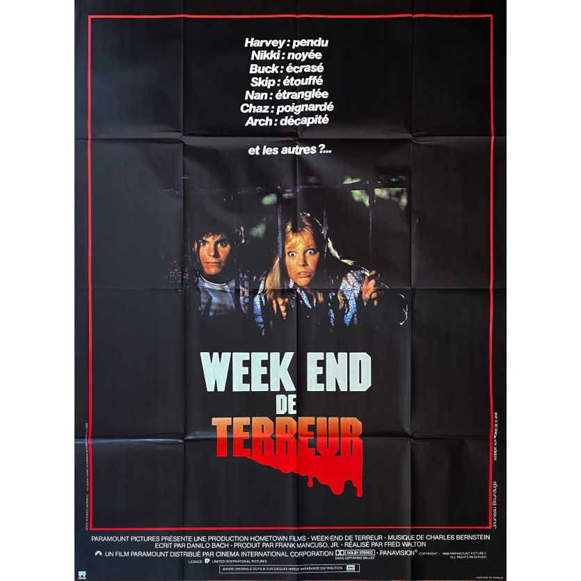 APRIL FOOL'S DAY Movie Poster- 47x63 in. - 1986 - Fred Walton, Deborah Foreman