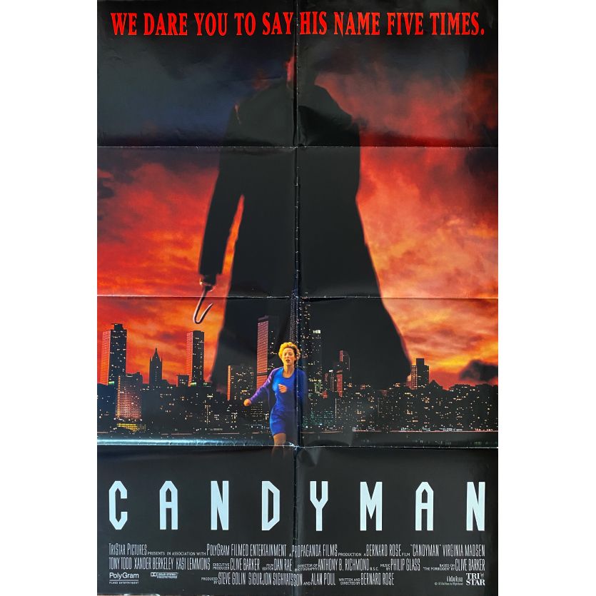 CANDYMAN Affiche de film- 69x102 cm. - 1992 - Virginia Madsen, Bernard Rose