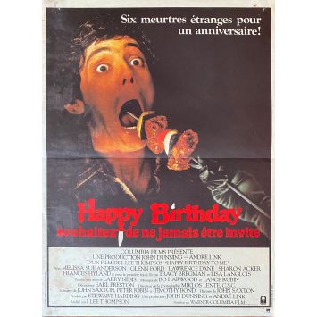 HAPPY BIRTHDAY Affiche de film- 40x54 cm. - 1981 - Melissa Sue Anderson, J. Lee Thompson
