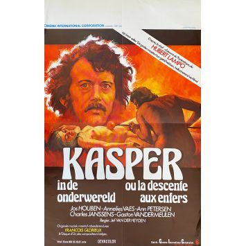 KASPER OU LA DESCENTE AUX ENFERS Affiche de film- 35x55 cm. - 1979 - Lieve Berens, Jef van der Heyden