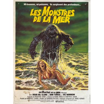 HUMANOIDS FROM THE DEEP Movie Poster- 15x21 in. - 1980 - Barbara Peeters, Doug McClure