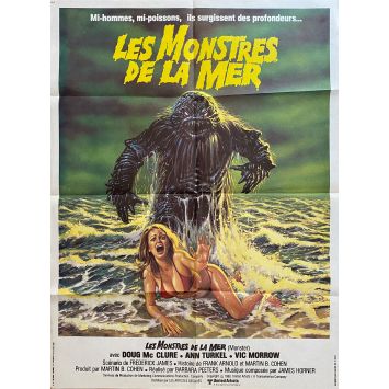 LES MONSTRES DE LA MER Affiche de film- 80x120 cm. - 1980 - Doug McClure, Barbara Peeters