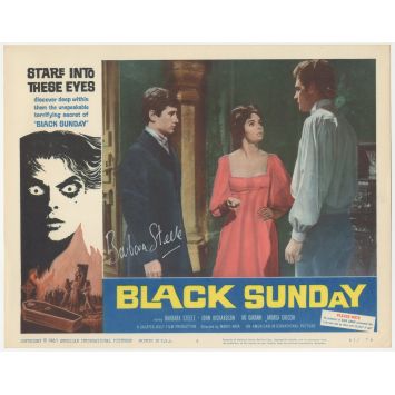 BLACK Sunday Signed Photo- 11x14 in. - 1960 - Mario Bava, Barbara Steele