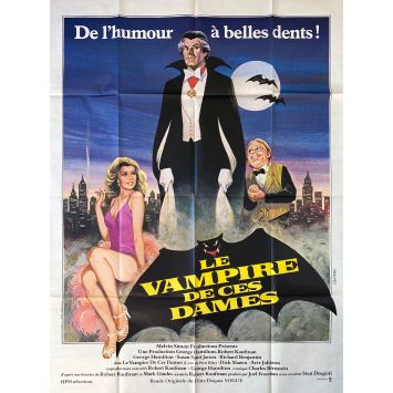 LE VAMPIRE DE CES DAMES Affiche de film- 120x160 cm. - 1979 - George Hamilton, Stan Dragoti