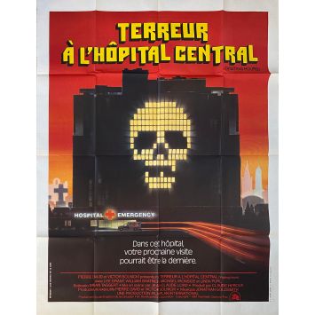 TERREUR A L'HOPITAL CENTRAL Affiche de film120x160 - 1982 - Michael Ironside, Jean-Claude Lord